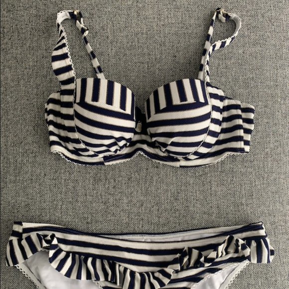 Floozie by Frost French Navy Striped Bikini 👙 - Picture 5 of 7